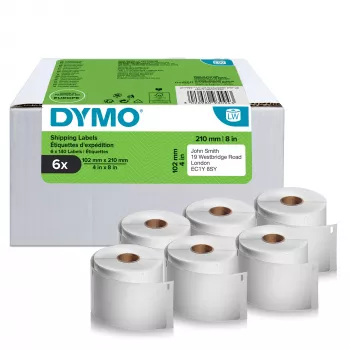 Lipnus spausdintuvo lipdukas DYMO 2177565 Baltas Išpjovos 10,2x21 cm