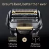 Braun Series 9 Pro+ 9525s drėgnam ir sausam skutimuisi folijos skutimosi peiliukas Trimeris Metallic
