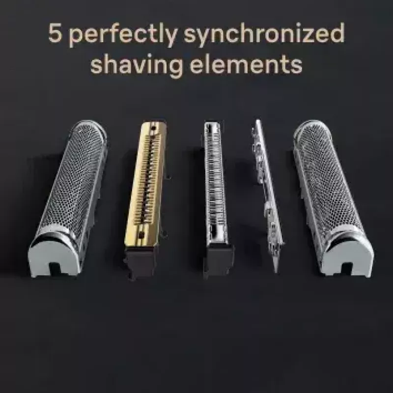 Braun Series 9 Pro+ 9525s drėgnam ir sausam skutimuisi folijos skutimosi peiliukas Trimeris Metallic