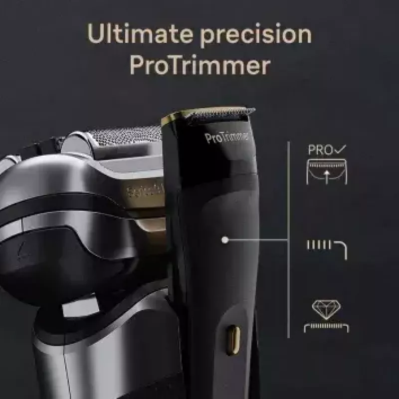 Braun Series 9 Pro+ 9525s drėgnam ir sausam skutimuisi folijos skutimosi peiliukas Trimeris Metallic