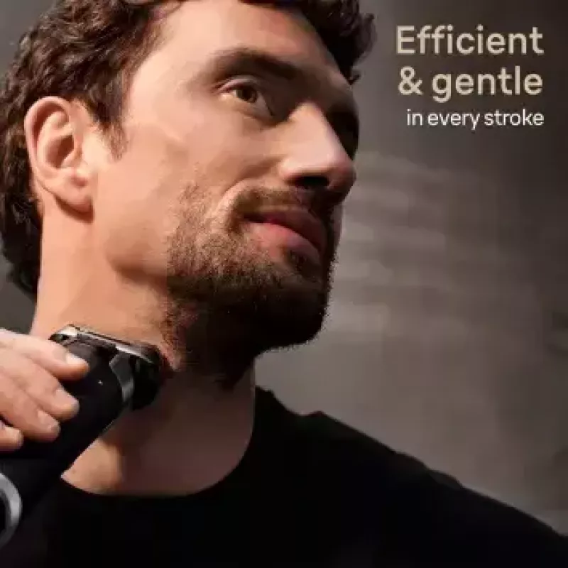 Braun Series 9 Pro+ 9525s drėgnam ir sausam skutimuisi folijos skutimosi peiliukas Trimeris Metallic