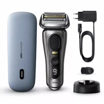 Braun Series 9 Pro+ 9525s drėgnam ir sausam skutimuisi folijos skutimosi peiliukas Trimeris Metallic