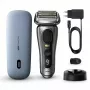 Braun Series 9 Pro+ 9525s drėgnam ir sausam skutimuisi folijos skutimosi peiliukas Trimeris Metallic