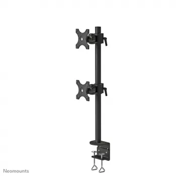 Neomounts FPMA-D700DV monitoriaus laikiklis 10-27 colių, spaustuvas, 6 kg, 25,4 cm (10 colių), 68,6 cm (27 colių), 100 x 100 mm, juodas
