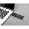 SSD korpusas Manhattan M.2 NVMe SATA USB-C USB-A 10 Gbps juodas