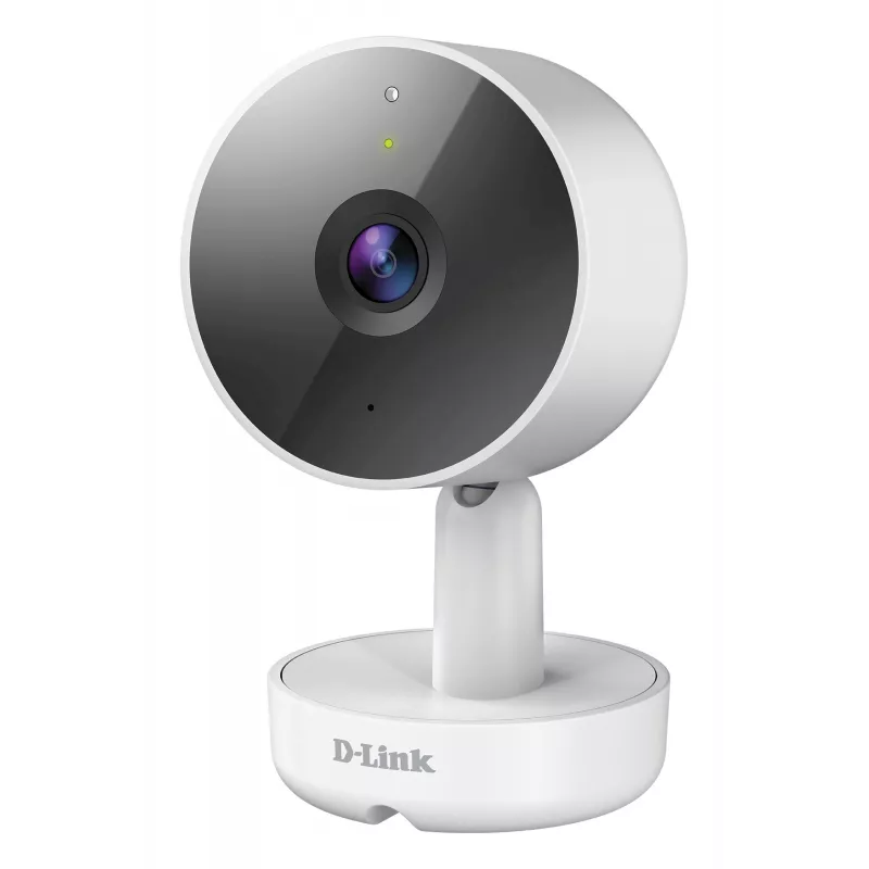 D-Link 2K QHD vidaus Wi-Fi kamera DCS-8350LH, IP stebėjimo kamera, vidaus, laidinis ir belaidis, Amazon Alexa ir Google Assistant, stalas, balta