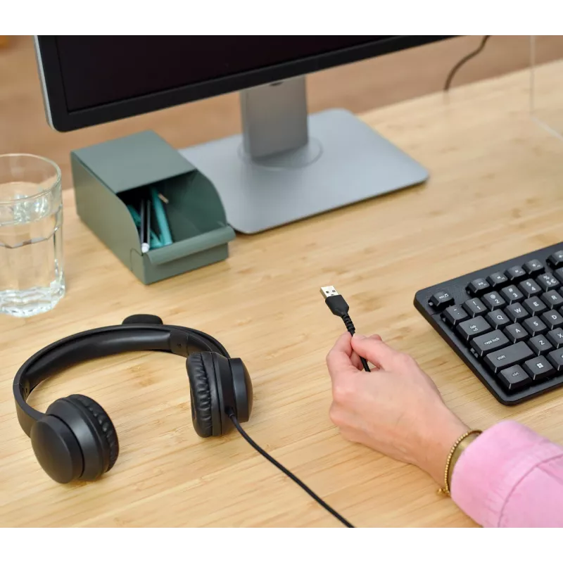 Trust HS-201 ausinės Laidinis Ant galvos Biuras/skambučių centras USB A tipo