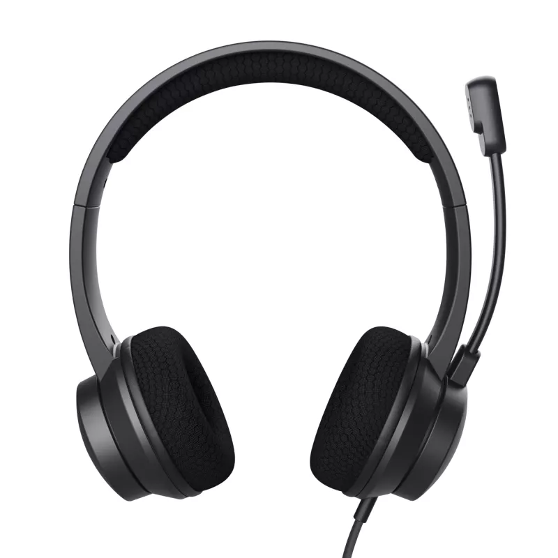 Trust HS-260 laisvų rankų įranga, laidinė, ant kaklo, biurui / skambučių centrui, USB Type-A, juoda