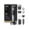 Braun BeardTrimmer 9 BT9560 Baterija 52 2 cm Drėgnas ir Sausas Juoda, Pilka