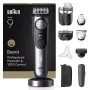 Braun BeardTrimmer 9 BT9560 Baterija 52 2 cm Drėgnas ir Sausas Juoda, Pilka