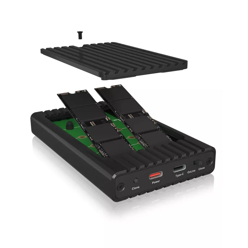 ICY BOX IB-2817MCL-C31 SSD korpusas juodas M.2 maitinamas per USB