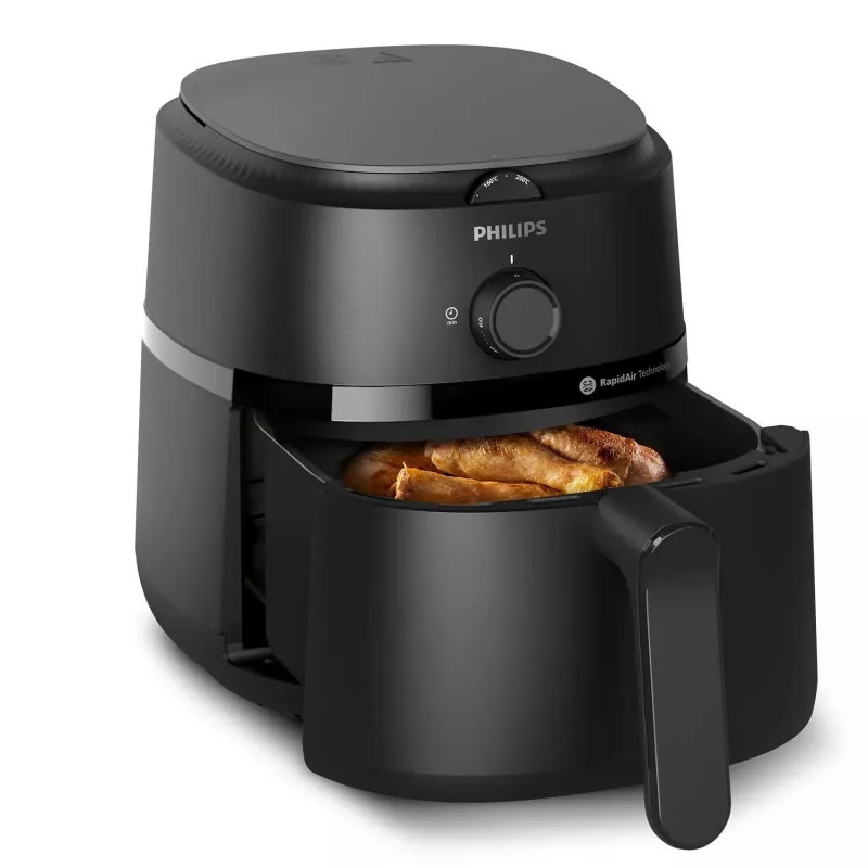Philips 1000 serija NA120/00 gruzdintuvė Viena 4,2 L Laisvai pastatoma 1500 W Karšto oro gruzdintuvė Juoda