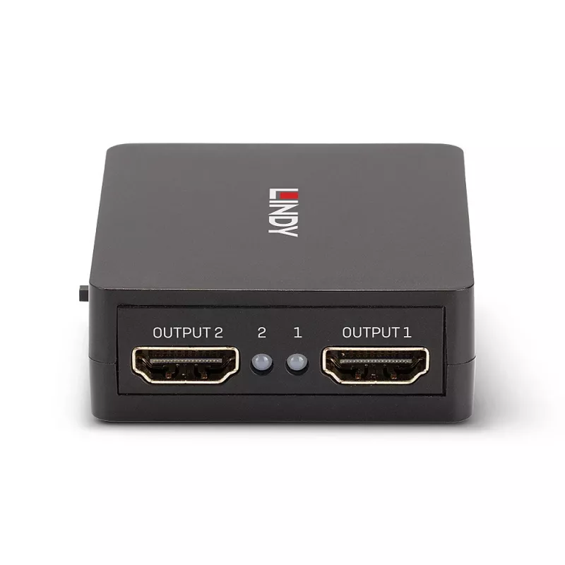 Lindy 2 prievadų HDMI 18G skirstytuvas, kompaktiškas