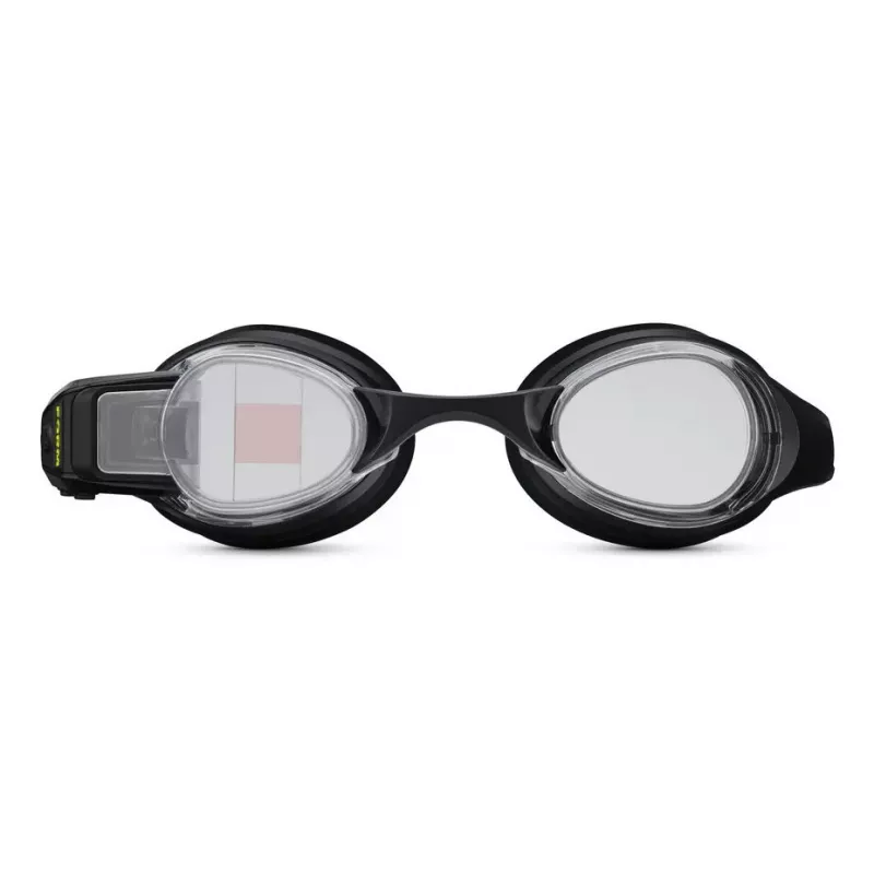 Plaukimo akiniai Form Smart Swim 2 — unisex, juodas rėmas, juodi lęšiai