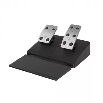 GENESIS Seaborg 400 Juoda, Sidabrinė USB vairalazdė + pedalai Nintendo Switch, PC, PlayStation 4, Playstation 3, Xbox 360, Xbox One, Xbox One S, Xbox One X
