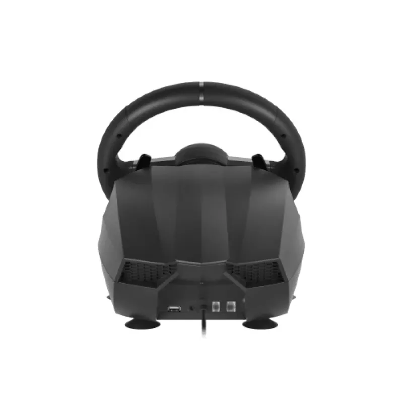 GENESIS Seaborg 400 Juoda, Sidabrinė USB vairalazdė + pedalai Nintendo Switch, PC, PlayStation 4, Playstation 3, Xbox 360, Xbox One, Xbox One S, Xbox One X