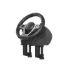 GENESIS Seaborg 400 Juoda, Sidabrinė USB vairalazdė + pedalai Nintendo Switch, PC, PlayStation 4, Playstation 3, Xbox 360, Xbox One, Xbox One S, Xbox One X