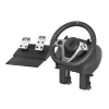 GENESIS Seaborg 400 Juoda, Sidabrinė USB vairalazdė + pedalai Nintendo Switch, PC, PlayStation 4, Playstation 3, Xbox 360, Xbox One, Xbox One S, Xbox One X