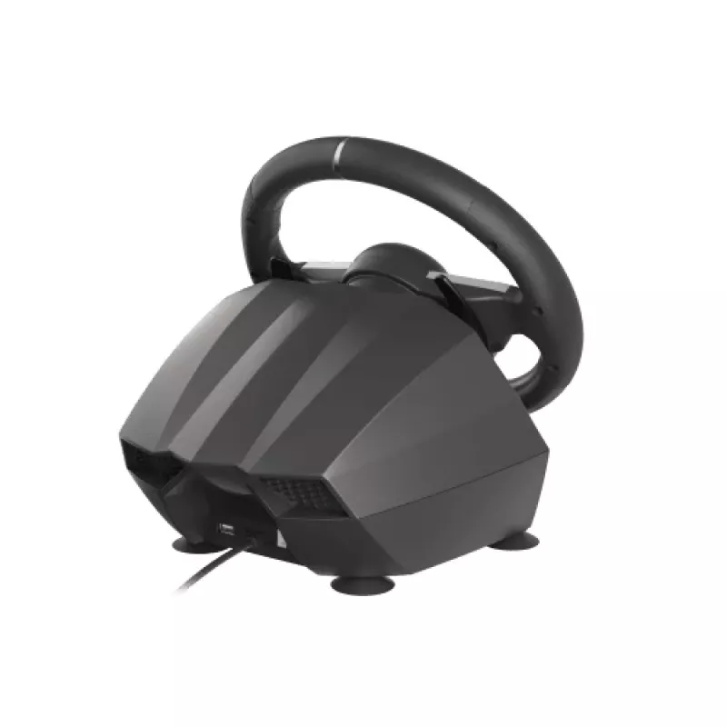 GENESIS Seaborg 400 Juoda, Sidabrinė USB vairalazdė + pedalai Nintendo Switch, PC, PlayStation 4, Playstation 3, Xbox 360, Xbox One, Xbox One S, Xbox One X