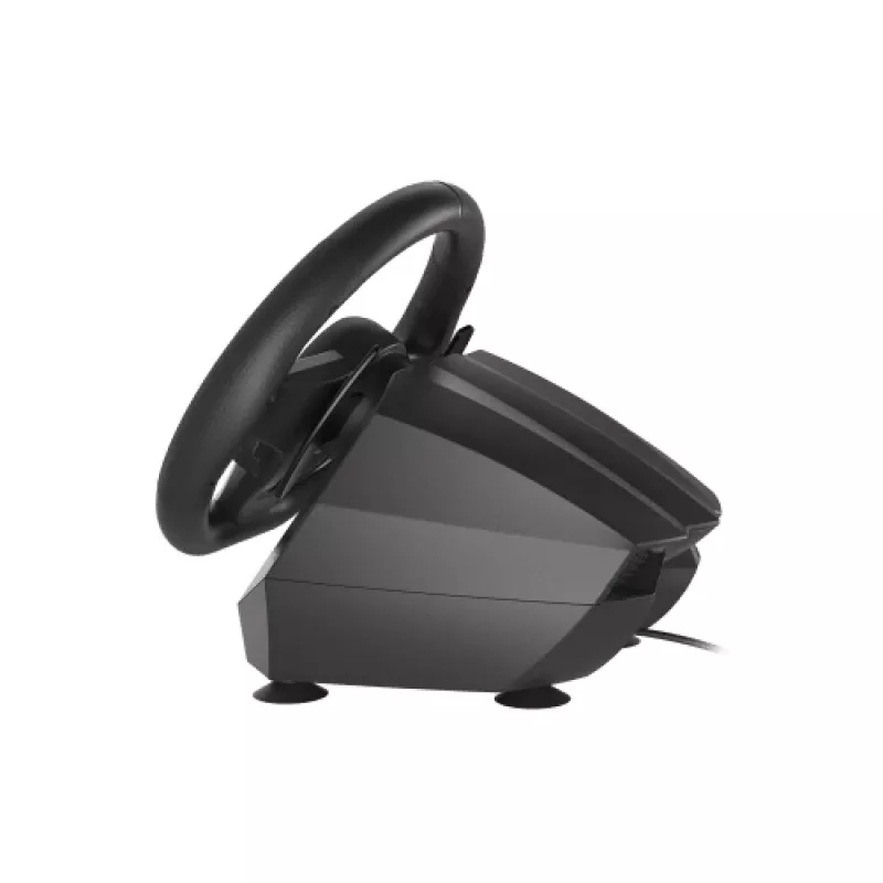 GENESIS Seaborg 400 Juoda, Sidabrinė USB vairalazdė + pedalai Nintendo Switch, PC, PlayStation 4, Playstation 3, Xbox 360, Xbox One, Xbox One S, Xbox One X