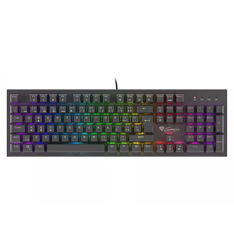 GENESIS THOR 300 klaviatūra Žaidimams USB QWERTY Portugalų Juoda