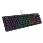 GENESIS Thor 303 klaviatūra, žaidimų, USB, QWERTZ, vokiška, juoda, mechaninė, RGB