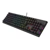 GENESIS Thor 303 klaviatūra, žaidimų, USB, QWERTZ, vokiška, juoda, mechaninė, RGB