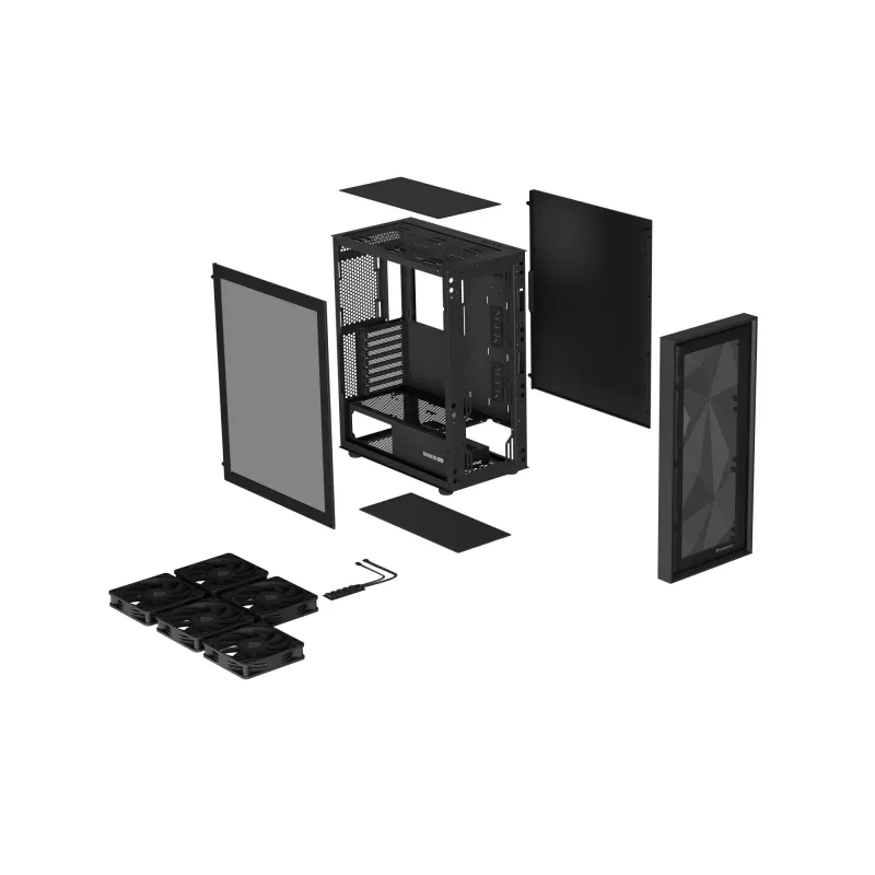 GENESIS Diaxid 605F Midi Tower juoda