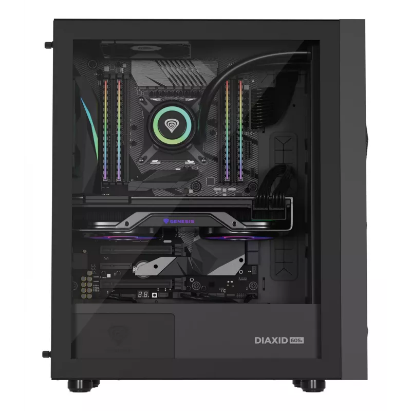 GENESIS Diaxid 605F Midi Tower juoda