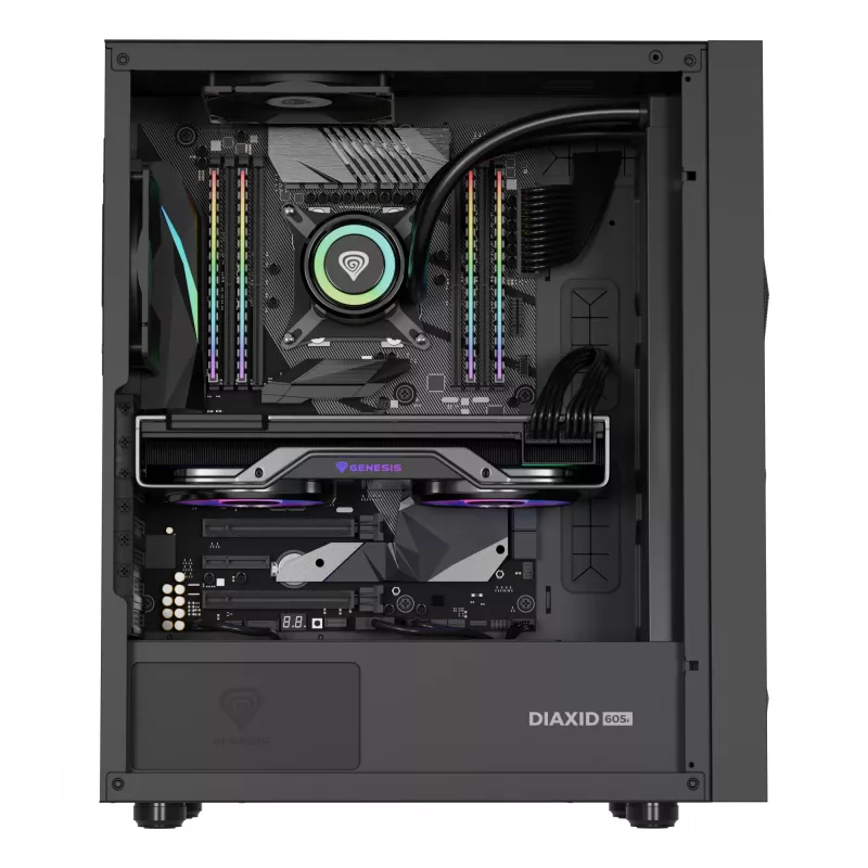 GENESIS Diaxid 605F Midi Tower juoda