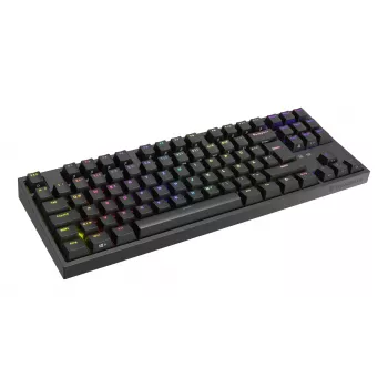 GENESIS Thor 404 TKL klaviatūra, skirta žaidimams, USB, QWERTZ, vokiečių k., juoda
