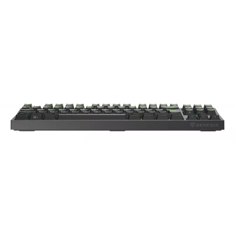 GENESIS Thor 404 TKL klaviatūra, skirta žaidimams, USB, QWERTZ, vokiečių k., juoda
