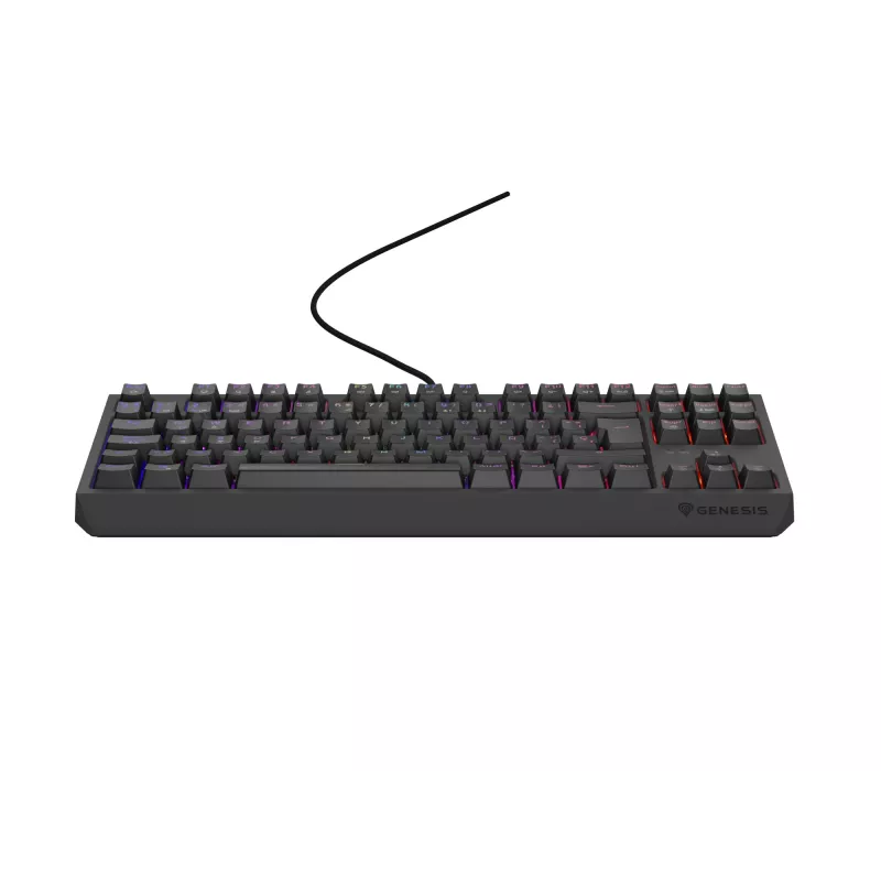 GENESIS Thor 230 TKL klaviatūra, žaidimams, USB, QWERTY, ispanų, juoda