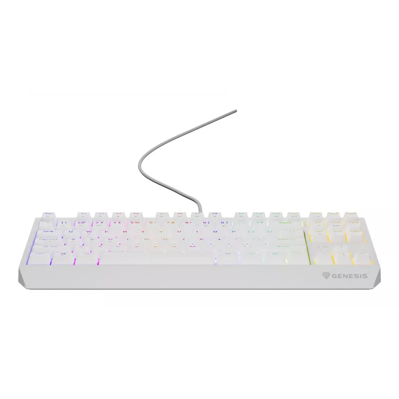 GENESIS Thor 230 TKL klaviatūra Žaidimų USB QWERTY US anglų k. Balta