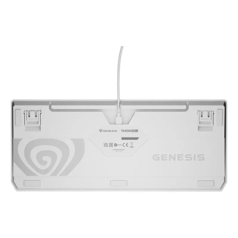 GENESIS Thor 230 TKL klaviatūra Žaidimų USB QWERTY US anglų k. Balta