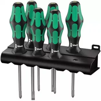 Atsuktuvų rinkinys Wera 335/350/355/6 Kraftform Plus