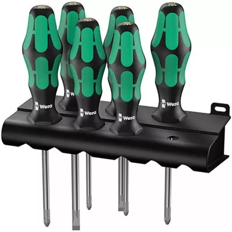 Atsuktuvų rinkinys Wera 335/350/355/6 Kraftform Plus