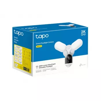 TP-Link išmanusis prožektorinis fotoaparatas, IP stebėjimo kamera, lauke, laidinis ir belaidis, 2800 lm, 5000 K, sieninis