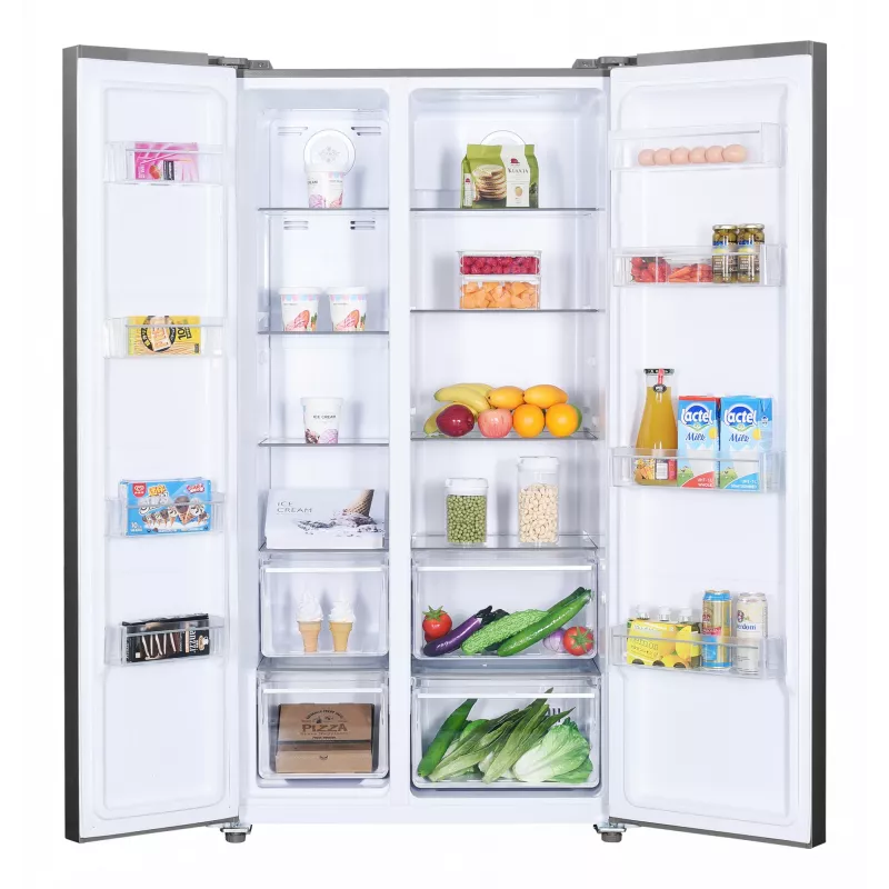Beko GNO5322XPN šaldytuvas „side-by-side“ Laisvai pastatomas 532 L Nerūdijančio plieno spalvos
