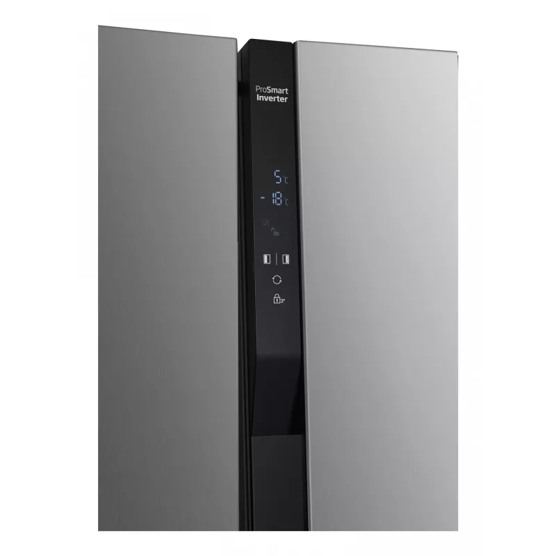 Beko GNO5322XPN šaldytuvas „side-by-side“ Laisvai pastatomas 532 L Nerūdijančio plieno spalvos