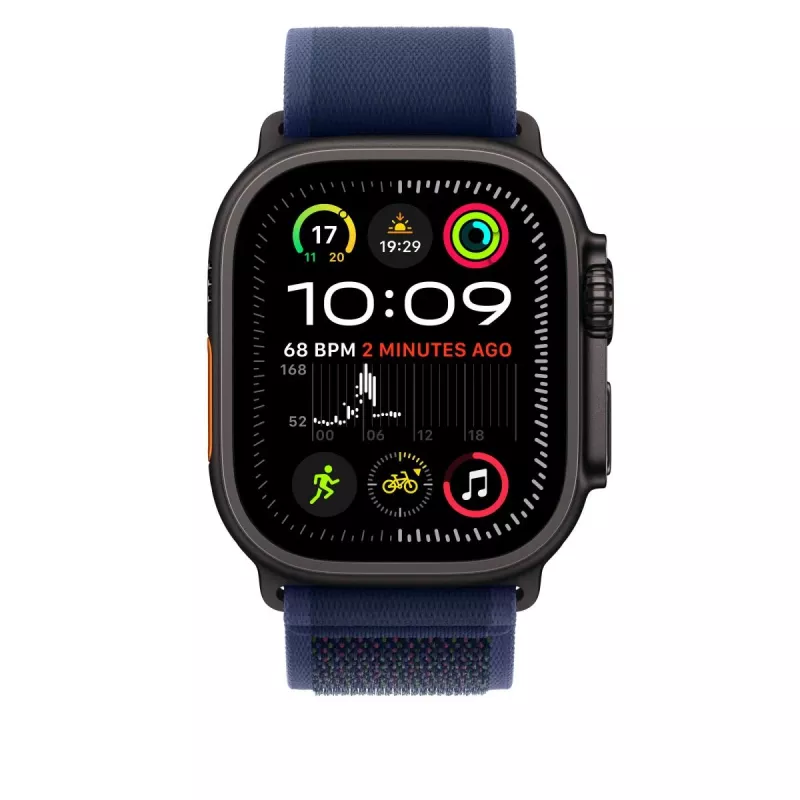 APPLE 49 mm mėlynas Trail Loop - S/M - juodo titano apdaila