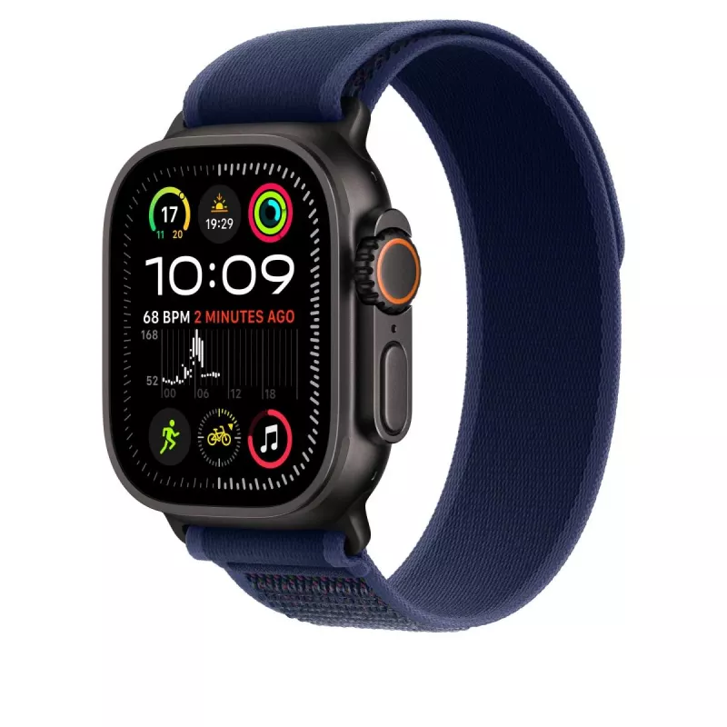 APPLE 49 mm mėlynas Trail Loop - S/M - juodo titano apdaila
