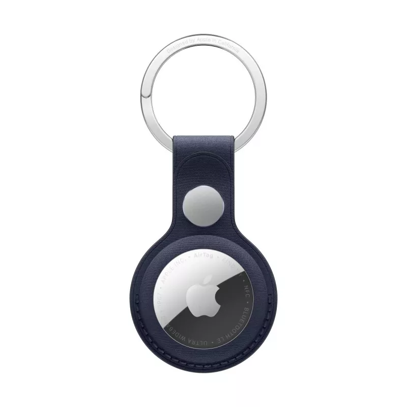 APPLE Airtag Finewoven raktų žiedas - Navy