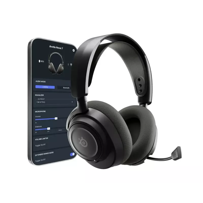 Headset Steelseries Arctis Nova 7 Wireless Gen 2 Gaming Bluetooth Juoda