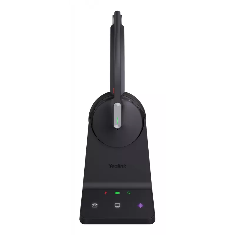 Yealink WH64 Mono UC ausinės, belaidės, 20 - 20000 Hz, Biurui / skambučių centrui, 92 g, Ausinės, Juodos