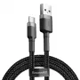 BASEUS Cafule duomenų laidas - USB A į USB C - 2 m - juodas