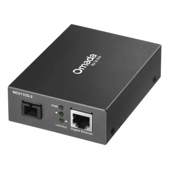 TP-Link Omada MC211CS-2 tinklo laikmenų keitiklis 1000 Mbit/s 1310 nm vienamodis juodas