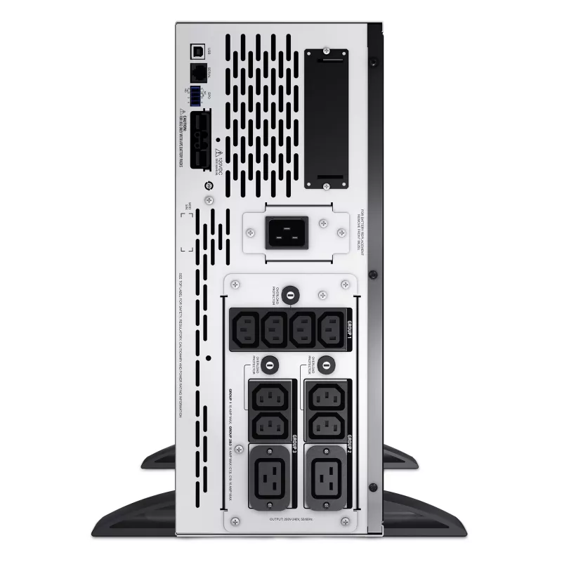 APC Smart-UPS X SMX2200HV - 2200VA, 8x C13 + 2x C19 lizdai, USB, praplečiamas veikimo laikas, mažas gylis