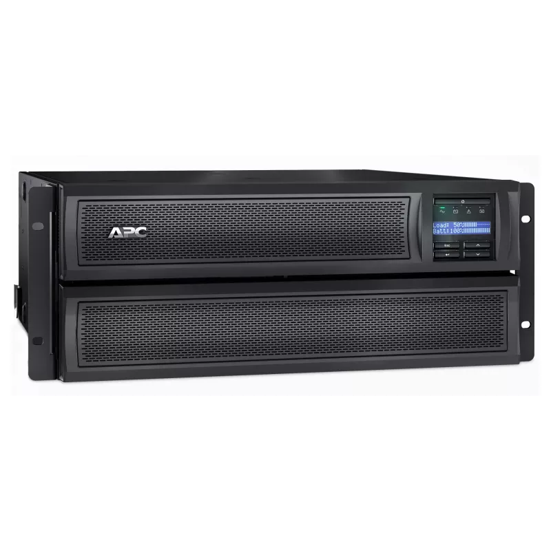 APC Smart-UPS X SMX2200HV - 2200VA, 8x C13 + 2x C19 lizdai, USB, praplečiamas veikimo laikas, mažas gylis