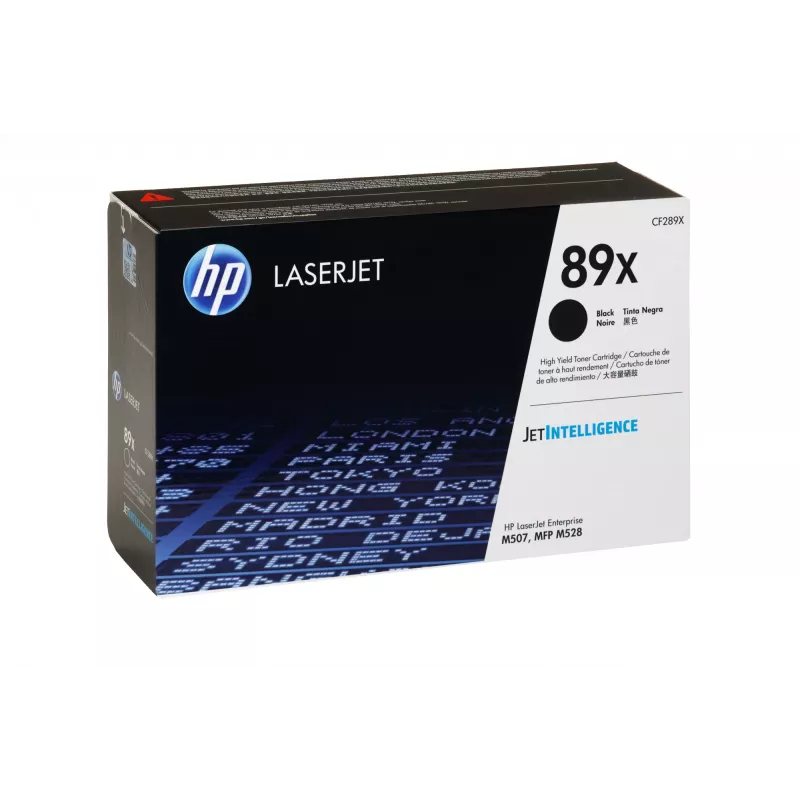 HP 89X didelės talpos juoda Originali LaserJet dažų kasetė, 10000 puslapių, juoda, 1 vnt.